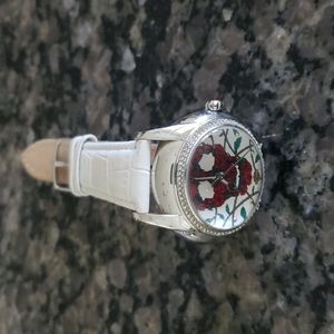 HARLY-DAVIDSON LADIES WATCH BARELY WORN. 50 METERS WATER RESISTANT BY BULOVA.